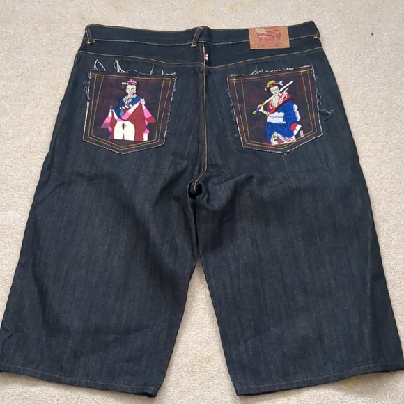 RMC Embroidered Pkt. Selvage Shorts Sz. 44